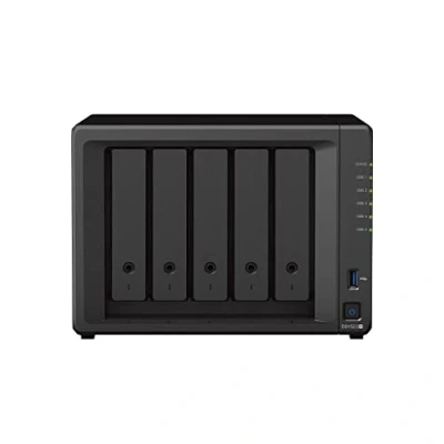 Imagen de Synology DS1522+ 5 Bay DiskStation NAS AMD Ryzen R1600 8GB RAM 4 x RJ 45 1GbE puerto LAN, paquete con 6TB WD Red Plus HDDs