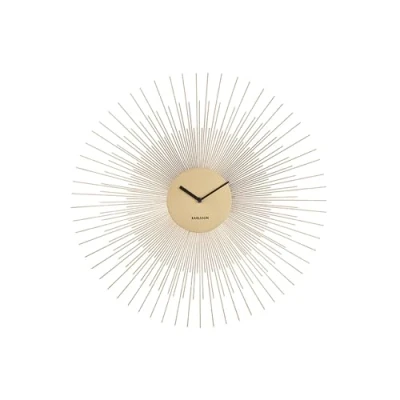 Imagen de Karlsson KA5818GD Reloj de Pared Peony Acero Oro Grande, Large