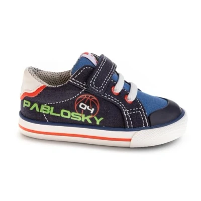 Imagen de Pablosky Lona 980220, Zapatillas, Azul, 26 EU Ancho