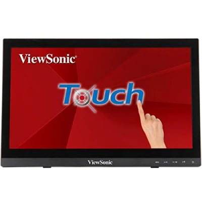 Imagen de Viewsonic Monitor LED 16 &quot;(15,6&quot; visibles) Pantalla táctil 1366 x 768 a 60 Hz TN 190 CD/m² 500: 1 12 ms HDMI, VGA Altavoces