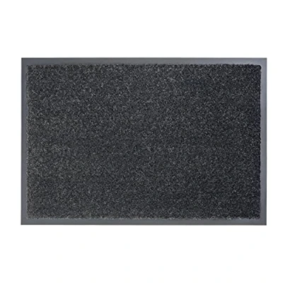 Imagen de Carpido Clara Felpudo, Polipropileno, Gris, 40 x 60 cm