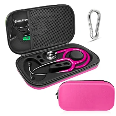 Imagen de ZLiT Funda de estetoscopio compatible con Littmann 3M, apta para enfermeras, médicos y estudiantes medicina (rosa)