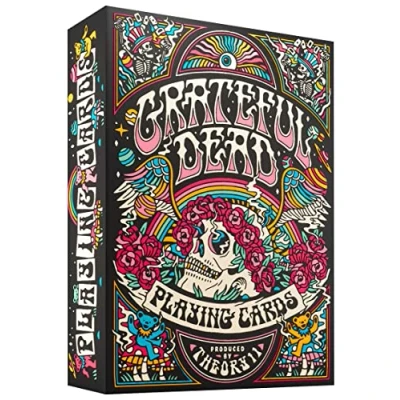 Imagen de theory11 Grateful Dead Baraja de cartas premium con ilustraciones icónicas temática banda
