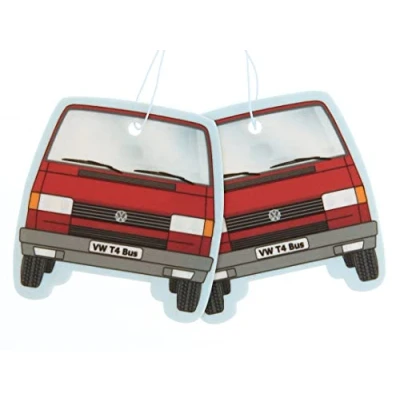 Imagen de BRISA VW Collection Ambientador/difusor de aire para coche T4 Camper Bus en un pack individual (Vainilla/Rojo/Conjunto 2)