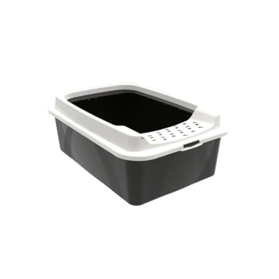 Imagen de Rotho Arenero para Gatos My Pet Bonnie Eco 56 x 17 40 cm Blanco/Negro