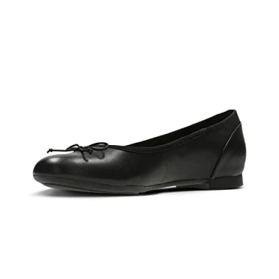 Imagen de Clarks Couture Bloom, Bailarinas para Mujer Black Leather, 39 EU