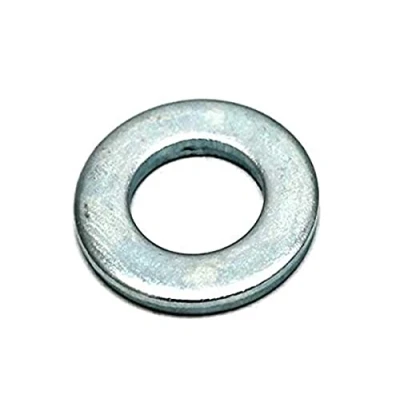 Imagen de Merriway BH03679 Arandelas planas de acero chapado en zinc brillante M8 (5/16 pulgadas), paquete 100