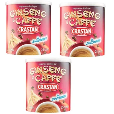 Imagen de Crastan Ginseng instantáneo y bebida de café (200 gr 25x tazas) original Italia!