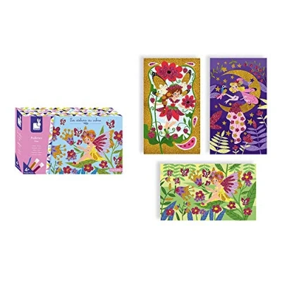 Imagen de Janod From 4 years old Creative Kit Fairy Glitter Les Ateliers du Calme Leisure Dexterity and Concentration J07806
