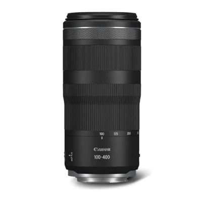 Imagen de Canon Objetivo RF 100 400mm F5.6 8 IS USM Lente Teleobjetivo, para Naturaleza, Deporte y Primeros Planos, Ligero, Enfoque silencioso, Estabilizador óptico 5,5 Pasos, Compatible Sistema EOS R, Negro