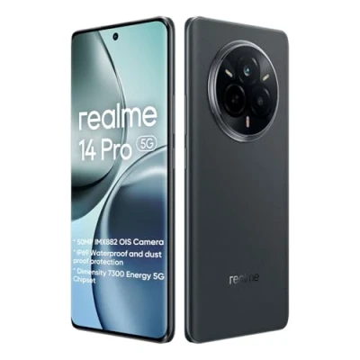 Imagen de realme 14 Pro 5G Smartphone 12+512GB,50MP IMX882 OIS Camera,Dimensity 7300 Processor,120Hz 6.77&#039;&#039; Curved Vision Display,5260mAh Titan Battery,Negro
