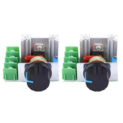 Imagen de 2pcs 2000W Módulo de control velocidad del motor CA 50 220V 25A PWM Interruptor atenuador ajustable
