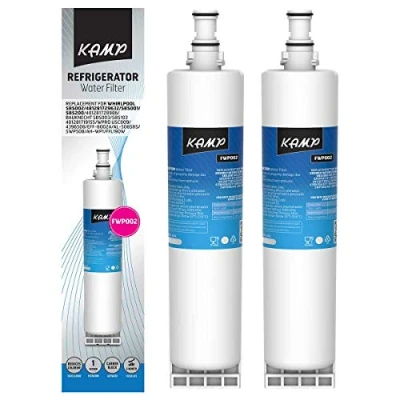 Imagen de 2x Filtro KAMP FWP002 sustituye SBS002 / 481281729632 SBS001 481281728986 SBS200 BAUKNECHT SBS003. ANSI/NSF42 &amp; 53 estàndar.