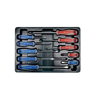 Imagen de King Tony 931110MR Destornillador para carro de herramientas, conjunto 10