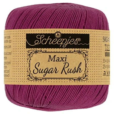 Imagen de Scheepjes 128 Tirio Púrpura Maxi Sugar Rush Hilo 10x50g