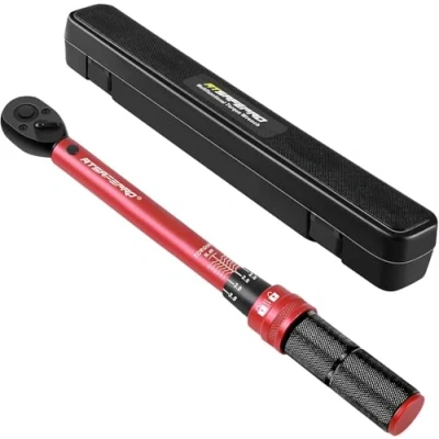 Imagen de ATsafepro Llave Dinamométrica 3/8&#039;&#039;, Coche 5 60 Nm, Chave para Bicicleta, Moto y Mantenimiento del Vehículo,Precisión ±3% con 72 Dientes