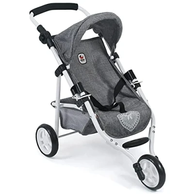 Imagen de Bayer Chic 2000 Cochecito de muñecas Lola, joggy, muñecas, Color Gris, 70 x 33 62 cm