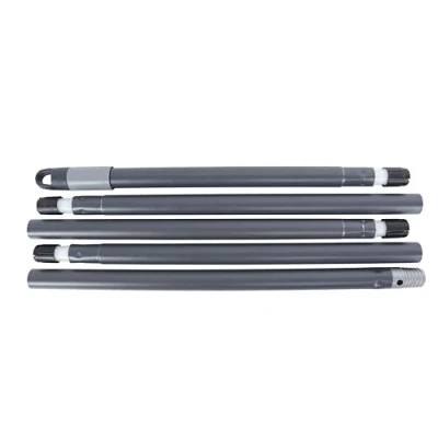 Imagen de Maya Palo ATOMIC 5 Secciones para Mopa. Longitud de 1,70 m Lugares Altos. Diseño Ergonómico y Resistente. Agarre Seguro Antideslizante. Ensamblaje Sencillo Rápido. Ocupa Poco Espacio