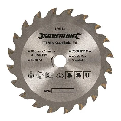 Imagen de Silverline Tools 876132 Disco de corte para mini sierra circular, color plata