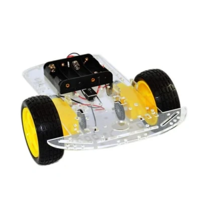 Imagen de Fasizi Encoder elegante de la velocidad del equipo chasis caja batería coche robot motor para Arduino