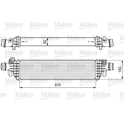 Imagen de VALEO 818628 Intercooler sin válvula EGR OPEL: Mokka / X