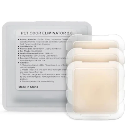 Imagen de BUNMO N50 2.0 Eliminador de Olores para Arenero Gatos Autolimpiable Pura Max/Pura Max 2 / Purobot Pro, Desodorante Cajas Arena Gatos, Alta Seguridad(Paquete 3)