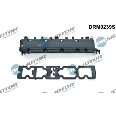 Imagen de DR.MOTOR AUTOMOTIVE DRM0239S Tapa de Balancines Lado escape con juntas, sin tubería entrada aceite PEUGEOT: 308 I Hatchback, SW, 307 SW