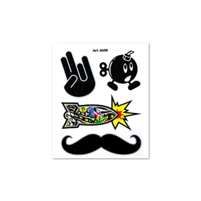 Imagen de 4R Quattroerre.it 6128 Adhesivos Stickers Bomb Mano, Bomba, Bigote 10 x 12 cm