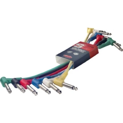 Imagen de Stagg SPC015L E Patch Cable, 6 unidades,0.15m