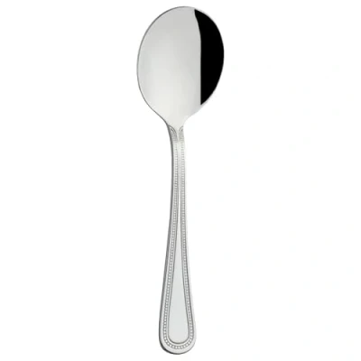 Imagen de Grunwerg Bead Cucharas Soperas, 18/0 Acero Inoxidable, Juego de 12