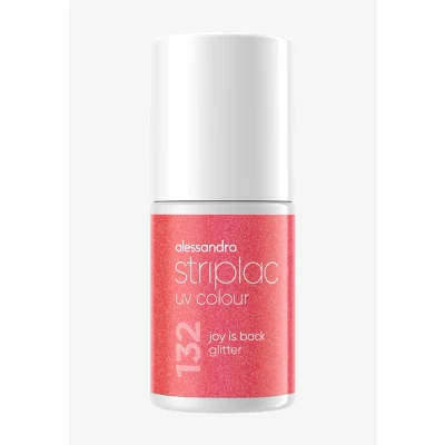Imagen de alessandro Striplac Esmalte de uñas UV Joy Is Back Glitter Opaco y resistente a los arañazos hasta 15 días Fácil aplicación Tecnología extracción suave Vegano Rosa, 6,5 ml