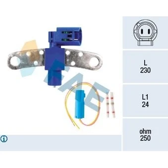 Imagen de FAE 79321 Sensor de Cigueñal 2 con instrucciones montaje RENAULT: CLIO 2, Scénic 1, Kangoo I