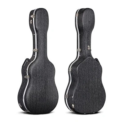 Imagen de CAHAYA Estuche Guitarra Acústica Acolchada de 15mm Fácil Limpiar Funda Rigida para Clasica Acustica Española 41 Pulgadas Impermeable ABS con Diseño Tira Modelo CY0246