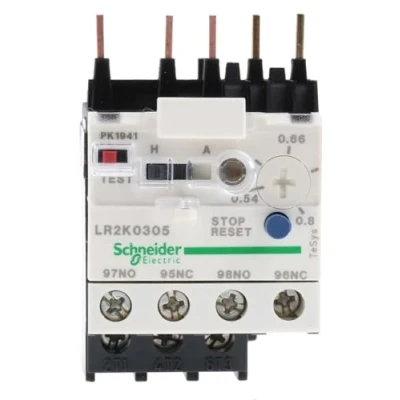 Imagen de Schneider Electric LR2K0305 Tesys K, Relés Térmicos Diferenciales, 0,54.0,8 A, Clase 10A