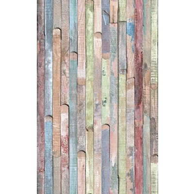 Imagen de d c fix, Folie, Design Rio buntes Holz, selbstklebend, 45 x 200 cm