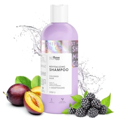 Imagen de Champú Protector de Color So!Flow con Extractos Rhodiola y Bayas Nutre Protege tu Cabello Tratado una Armonía Botánicos Proteínas Hidrolizadas