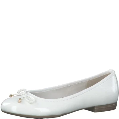 Imagen de MARCO TOZZI 2 22137 20, Zapatos tipo ballet para Mujer, Beige (Ivory Patent), 40 EU