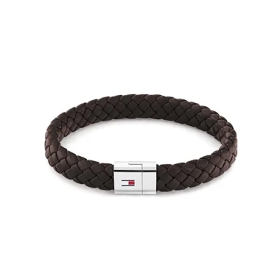 Imagen de Tommy Hilfiger Jewelry Pulsera para Hombre de Piel Marrón 2790330
