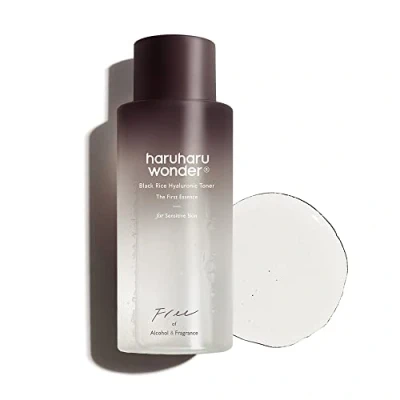 Imagen de Haruharu wonder Tónico facial hidratante para pieles sensibles con ácido hialurónico y de arroz negro, todas las pieles, skincare coreano, mejora textura la piel, libre crueltad animal, 150ml
