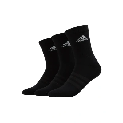 Imagen de adidas Performance CUSH 3 PACK Unisex Calcetines de deporte, Talla: 25 27, Black/white
