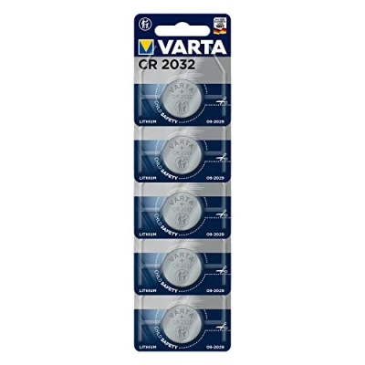 Imagen de Pila de botón Litio 3 V VARTA Electronics CR2032, Paquete 5 Unidades, Pilas en un blíster Original 1 Unidad
