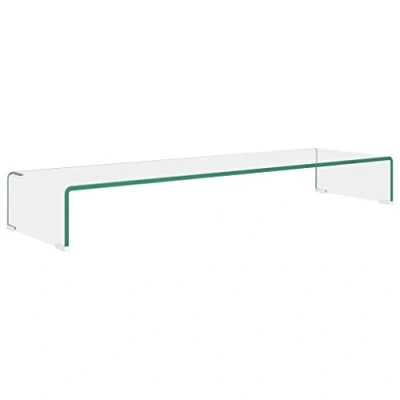 Imagen de Soporte Para Tv/elevador Monitor Cristal Claro 100x30x13 Cm