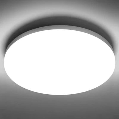 Imagen de genatu Plafoniera LED Soffitto IP65 Impermeable, 17W 2335lm (Equiv. 150W), Blanco Día 4000K, Redondo Ø22cm Para Baño/Cocina