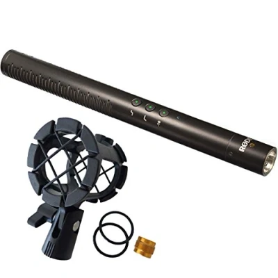 Imagen de Rode NTG 4 micrófono direccional + soporte para keepdrum PCMH1