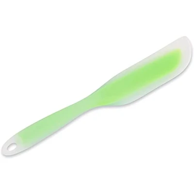 Imagen de Wundermix ThermiSpatel, práctica Espátula flexible para Thermomix, de silicona sin BPA, resistente al calor 27 x 4 cm verde