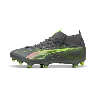 Imagen de PUMA Ultra 5 Match+ FG/AG, Zapatillas de fútbol Unisex Adulto, Matte Aged Silver Yellow Alert Silver, 42.5 EU