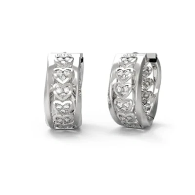 Imagen de GUESS Mujeres Pendientes Plata JUBE04604JWRHT U