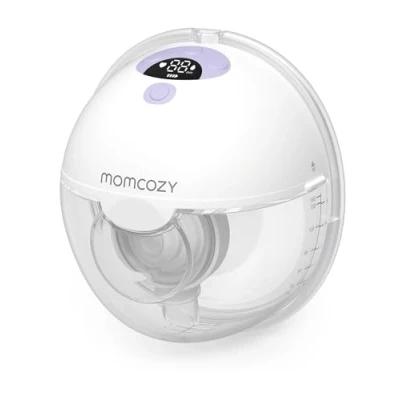 Imagen de Momcozy Extractor de leche portátil, práctico y cómodo para llevar, 1 unidad, color morado