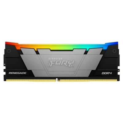 Imagen de Kingston FURY Renegade RGB 8GB 3200MT/s DDR4 CL16 DIMM Memoria gamer para Ordenadores de sobremesa KF432C16RB2A/8