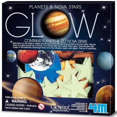 Imagen de 4M Glow in The Dark Planets and Nova Stars 20pcs